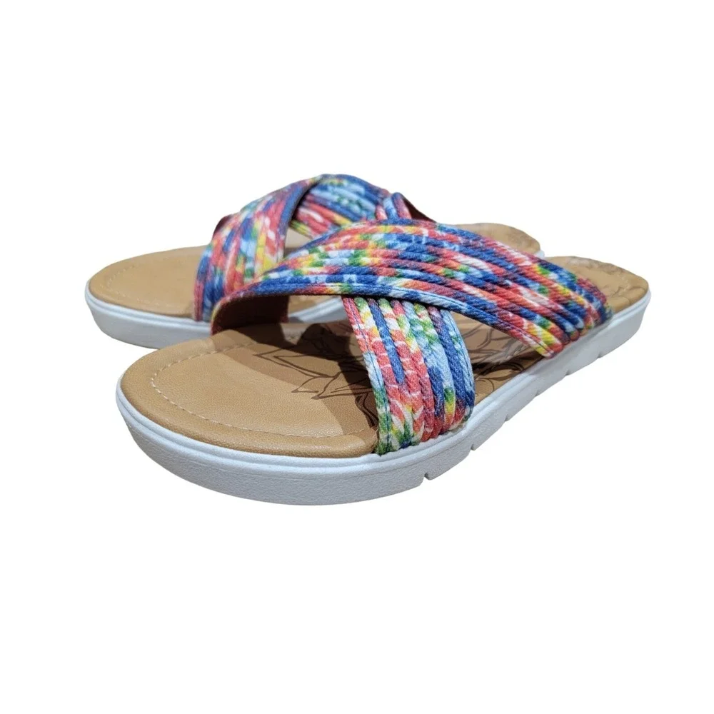 Blowfish Malibu Kids Youth Girl's Brielle-K Tie-Dye Slide Sandals Size 5